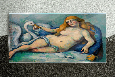 Sensuality and nature Wall art on glass