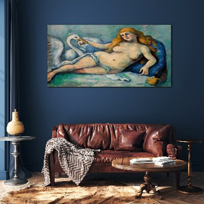 Sensuality and nature Wall art on glass
