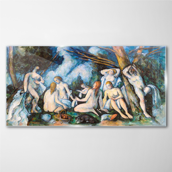 Winter Picnic Wall art on glass