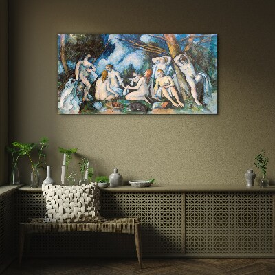 Winter Picnic Wall art on glass
