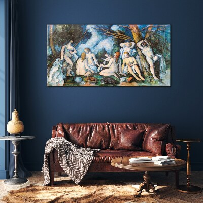Winter Picnic Wall art on glass