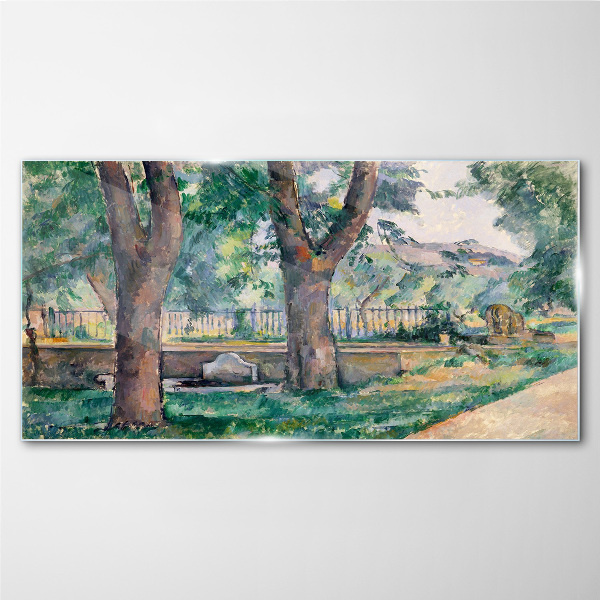 Summer Afternoon in the Park Glass art print