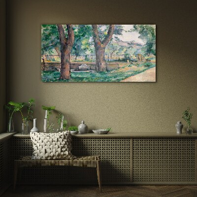 Forest trees nature Glass Wall Art