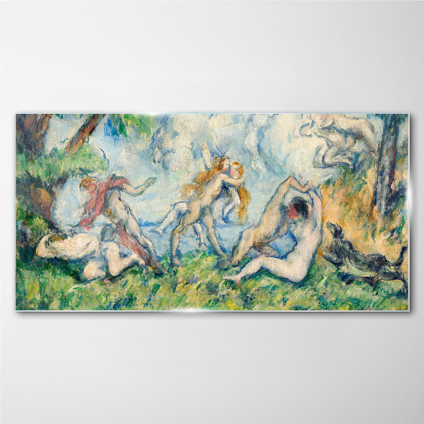 A scene from mythology Wall art on glass