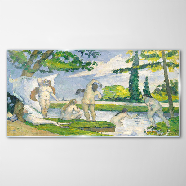 Summer afternoon on the river Wall art on glass