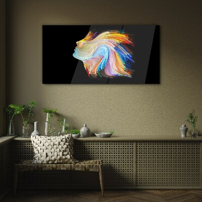 Abstract Glass Wall Art