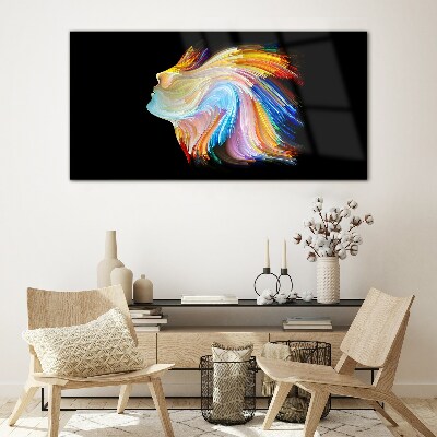 Abstract Glass Wall Art