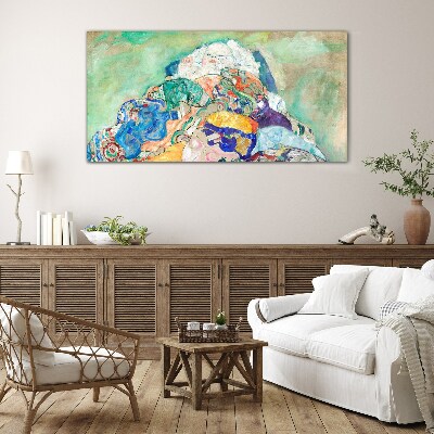 Colorful dream Wall art on glass