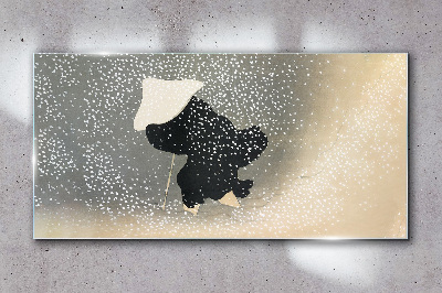 Winter Longing Wall art on glass