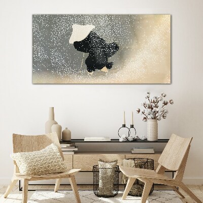 Winter Longing Wall art on glass