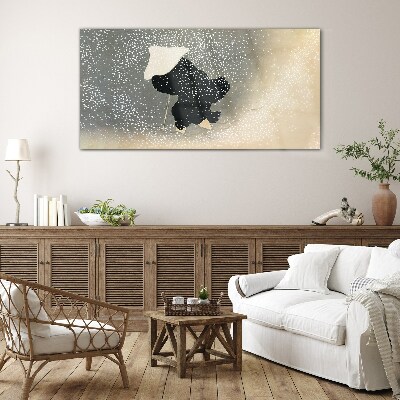 Winter Longing Wall art on glass