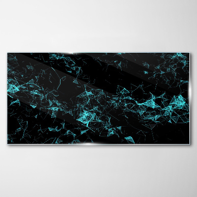 Abstract Glass Wall Art