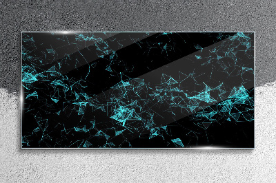 Geometry in motion Glass art print