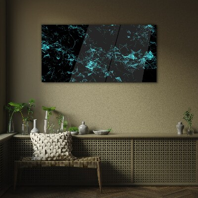 Geometry in motion Glass art print
