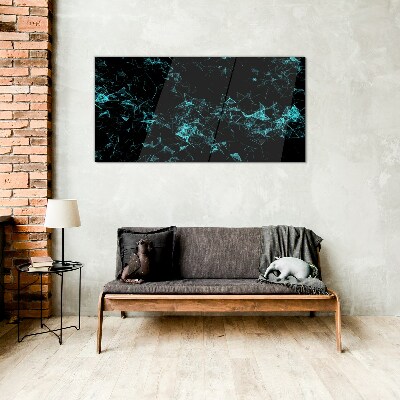 Geometry in motion Glass art print