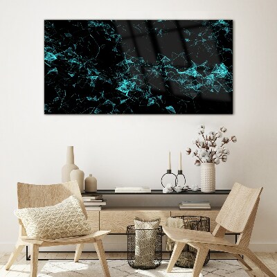 Abstract Glass Wall Art