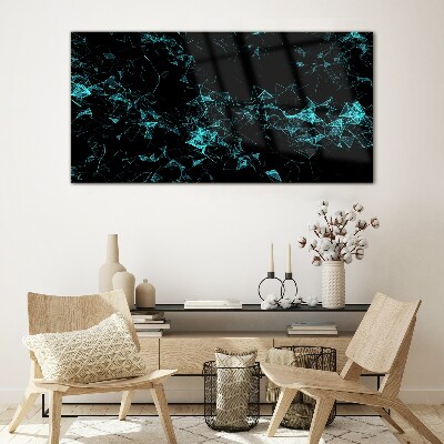 Geometry in motion Glass art print