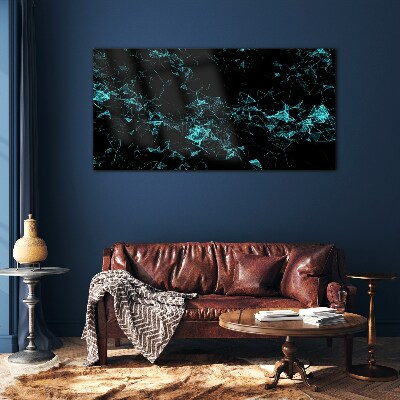 Geometry in motion Glass art print