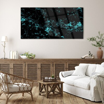 Geometry in motion Glass art print