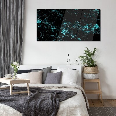 Geometry in motion Glass art print