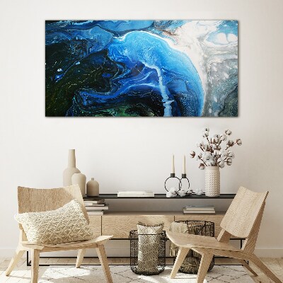 Ocean Whirlpools Wall art on glass