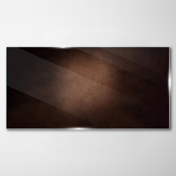 Abstract play of light and shadow Wall art on glass