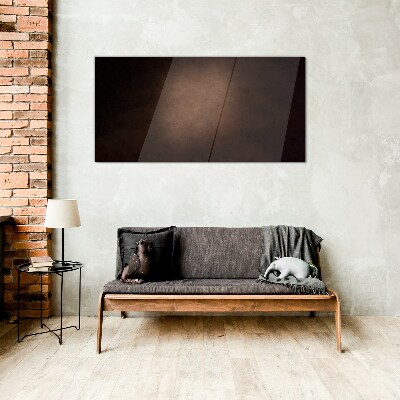 Abstract play of light and shadow Wall art on glass