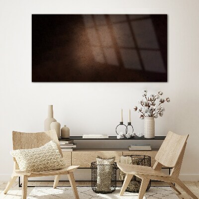 Abstract play of light and shadow Wall art on glass