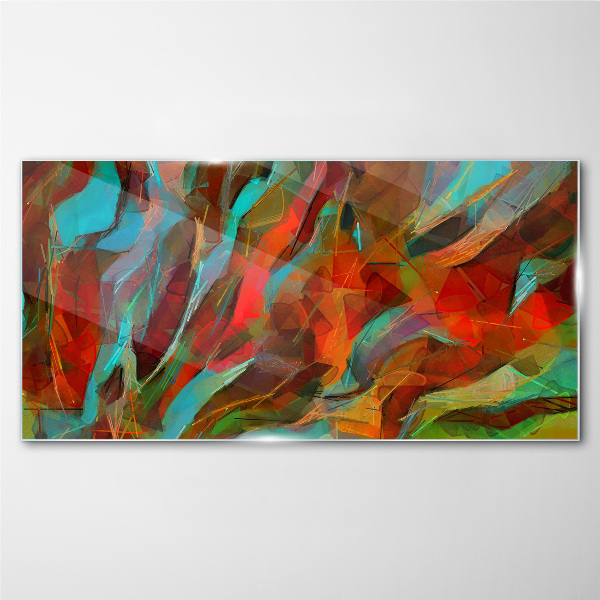 Colors of Nature in Abstraction Wall art on glass