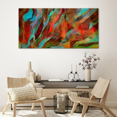 Colors of Nature in Abstraction Wall art on glass