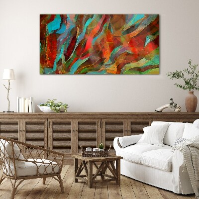 Colors of Nature in Abstraction Wall art on glass