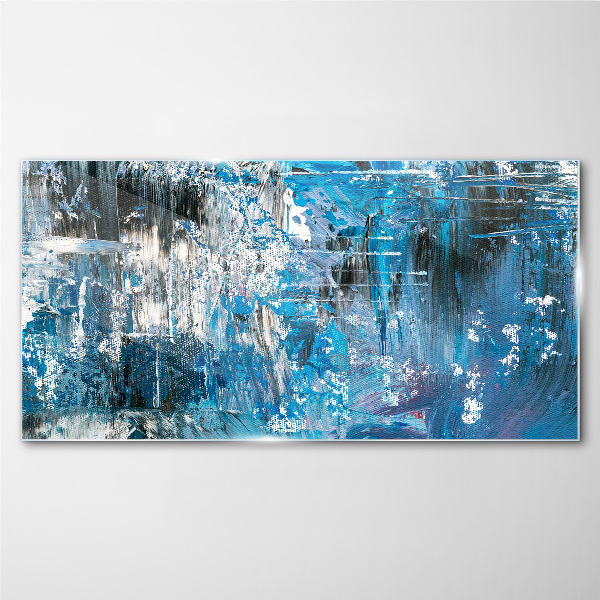 The cold breath of the ocean Wall art on glass