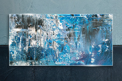 The cold breath of the ocean Wall art on glass