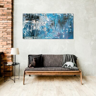 The cold breath of the ocean Wall art on glass