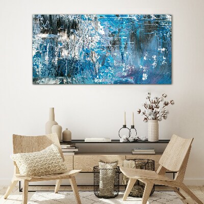 The cold breath of the ocean Wall art on glass