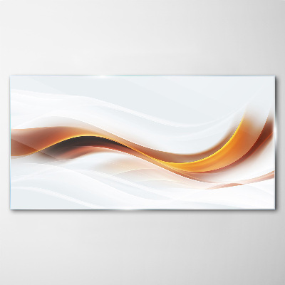 Waves Glass Print