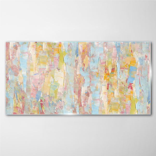 Pastel reflections in glass Wall art on glass