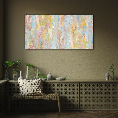Pastel reflections in glass Wall art on glass