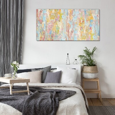 Pastel reflections in glass Wall art on glass