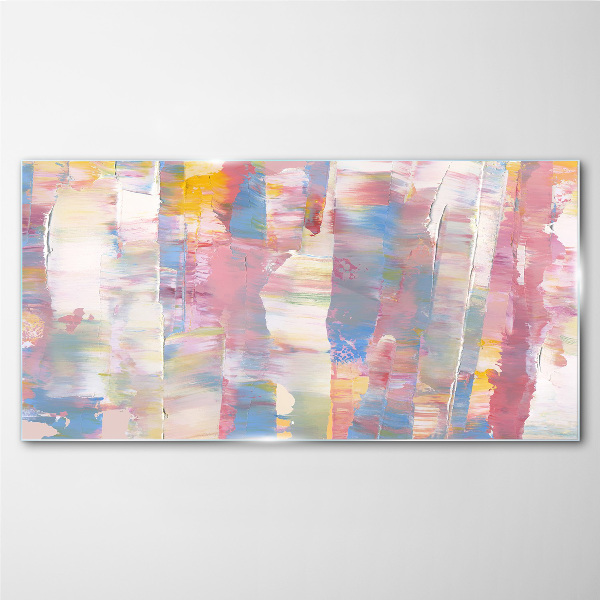 Pastel reflections on glass Wall art on glass