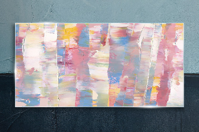 Pastel reflections on glass Wall art on glass