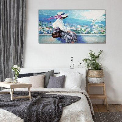 Dreaming of a Summer Morning Wall art on glass