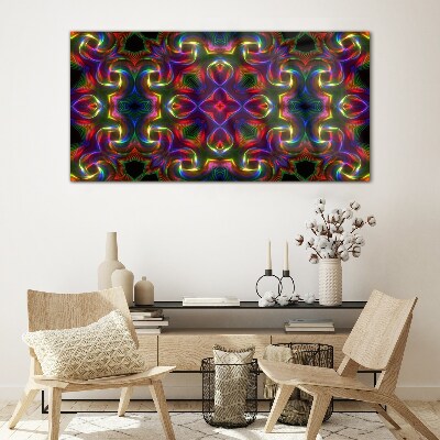 Abstraction Glass Print