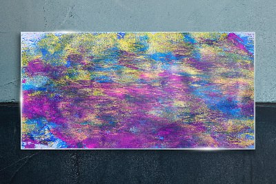 Reflections in color Wall art on glass