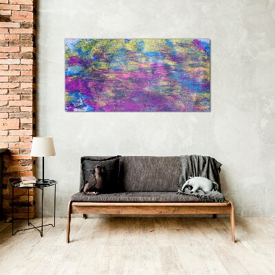 Reflections in color Wall art on glass