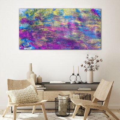 Reflections in color Wall art on glass