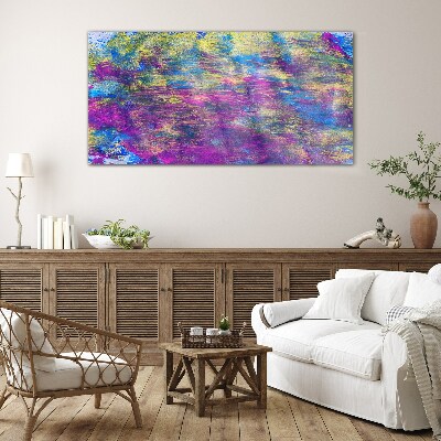 Reflections in color Wall art on glass