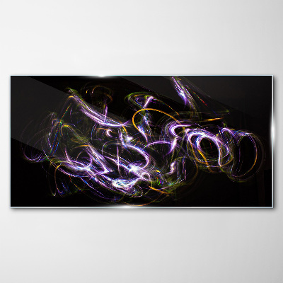 Energy in motion Wall art on glass