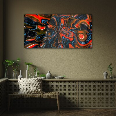 Abstraction Glass Print