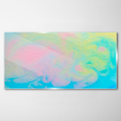 Pastel Dreams in Motion Wall art on glass